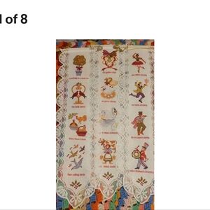 Avon 12 Days of Christmas Lace Hangings